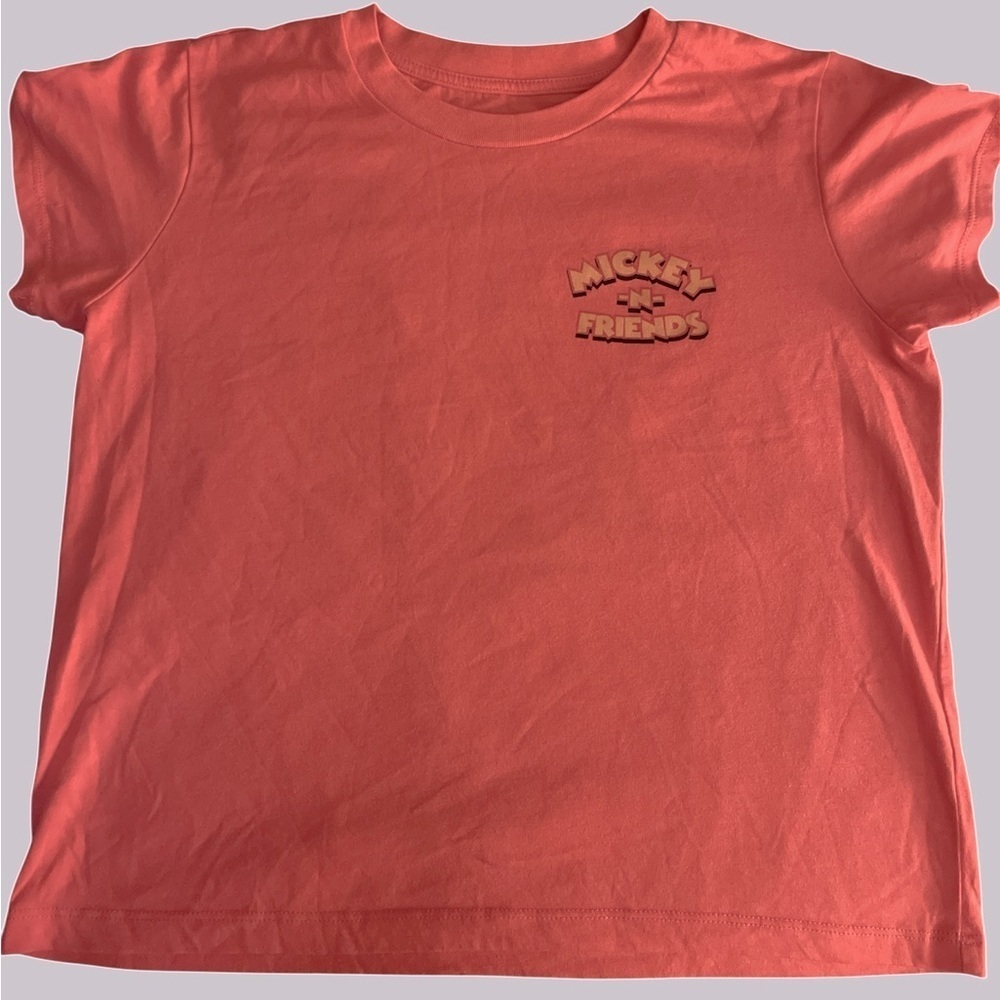 Vintage Mickey & Friends Disney women’s Tee Shirt in coral Size Small - Picture 2 of 3